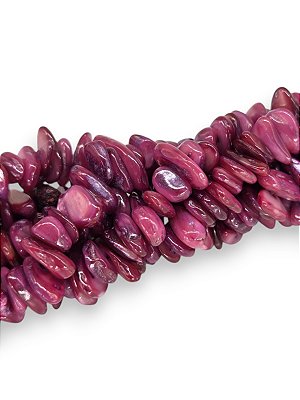 Madrepérola Cascalho Fúcsia Tingido