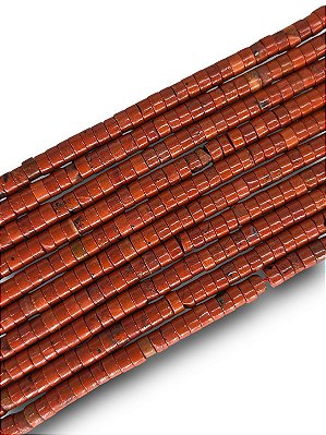 Jaspe Vermelho Rondel Liso