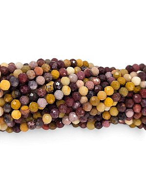 Jaspe Mocaite Micro Esfera Facetada 2,5mm