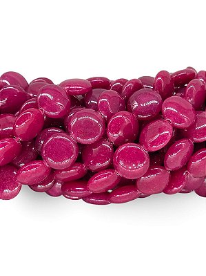 Ágata Moeda Rosa Fúcsia