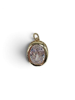 Pingente Zircônia Oval
