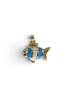 Pingente Peixe Esmaltado Mini