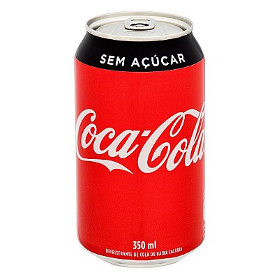 Refrigerante Coca-Cola Zero Açúcar – Lata 350mL
