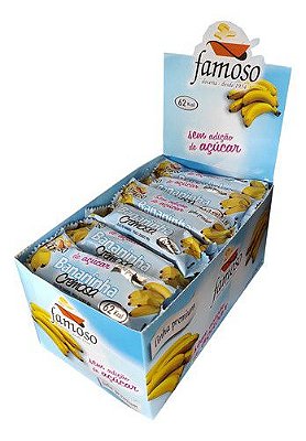 DOCE DE BANANA CREMOSA FAMOSO S/AÇUCAR - C/ 24 uni.