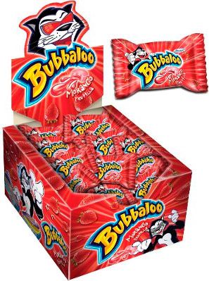 Chiclete BUBBALOO MORANGO - c/ 50 un