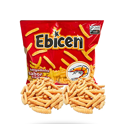 Salgadinho EBICEN CAMARÃO - 60g