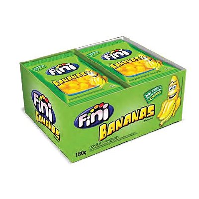 Bala de Gelatina FINI BANANAS - c/12 uni. 15gr