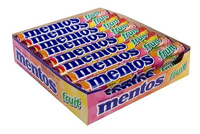 Bala MENTOS FRUIT 600g- c/ 16 un