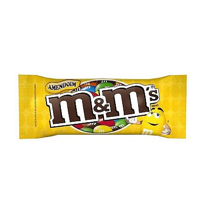 Chocolate ao leite Confeito M&M'S AMENDOIM 45g - 1 un