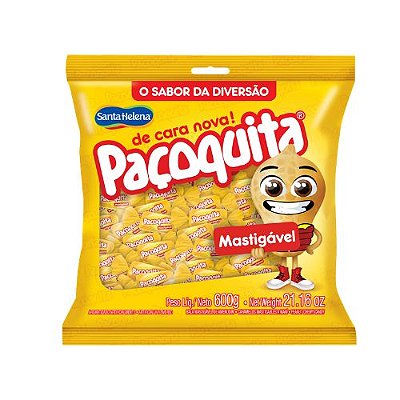 Bala PAÇOQUITA Mastigável - pct 600g