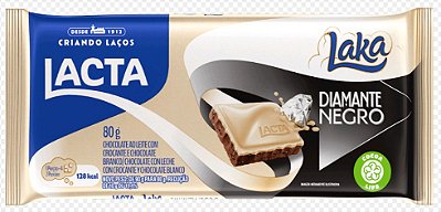 Barra de chocolate  LAKA DIAMANTE NEGRO - 80g