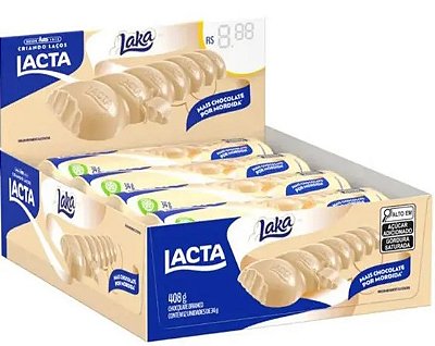 Chocolate Branco LAKA 408g - c/ 12 un (34g)
