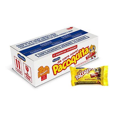Caixa de paçoca PAÇOQUITA Santa Helena 1.5Kg - C/ 100 unidades