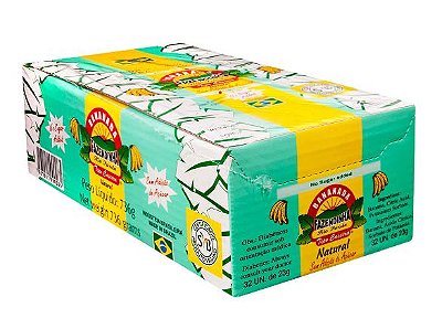 Doce de Banana (bananada) FAZENDINHA s/ Açúcar Cremosa 736g - c/ 24 un