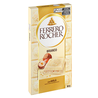 Barra de Chocolate Ferrero Rocher Branco 90g