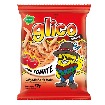 Salgadinho Glico Tomate 80g