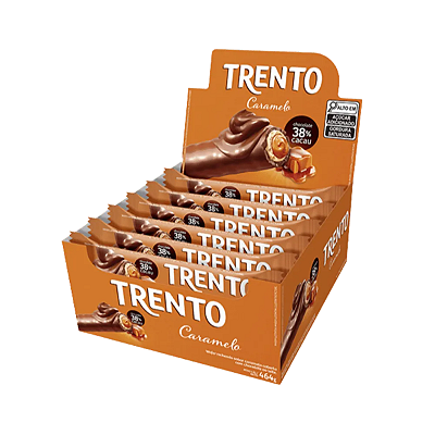 Chocolate caramelo Trento 464g - c/ 16 un