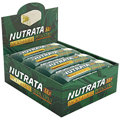 Barra Bacio Di Latte - 12 Un Pistache - Nutrata