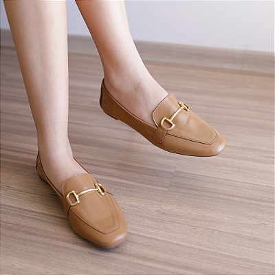 Mocassim Georgia Caramelo - Karine Daher