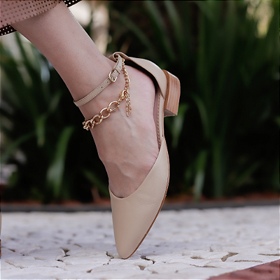 Sapatilha Florença Nude - K. Daher