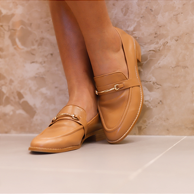 Loafer Eunice Cappuccino - Karine Daher