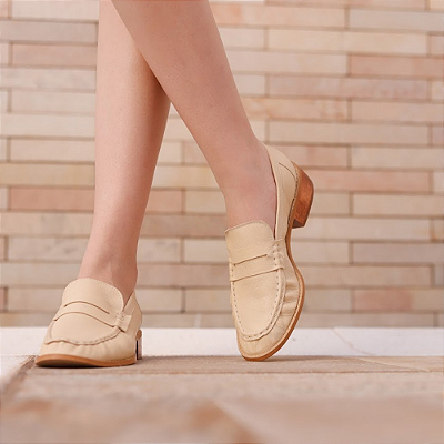 Mocassim Georgia Off White - Karine Daher