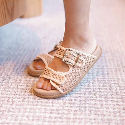 Papete Micaela Tramado Natural - K. Daher