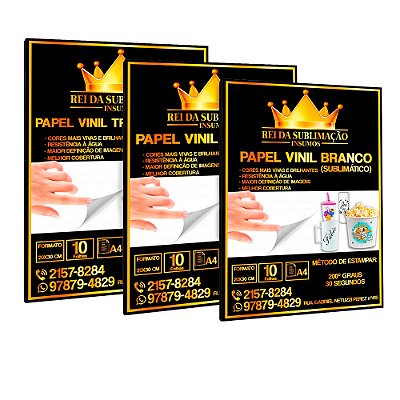 Papéis Vinil p/ Sublimação