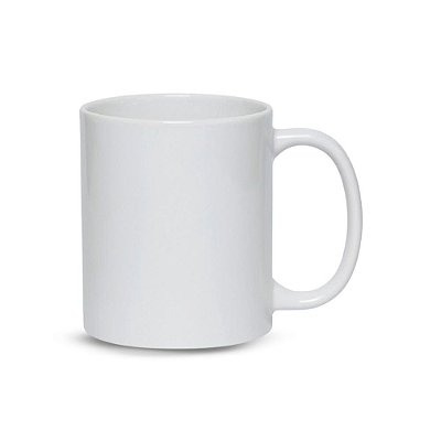Caneca Branca Cerâmica LIVE 325ml Para Sublimação