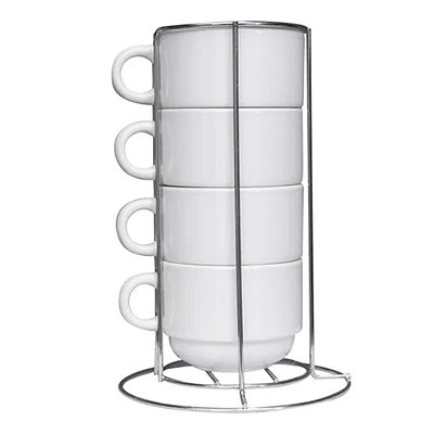 Kit Xícara 150 ml - 4 Peças (Torre)