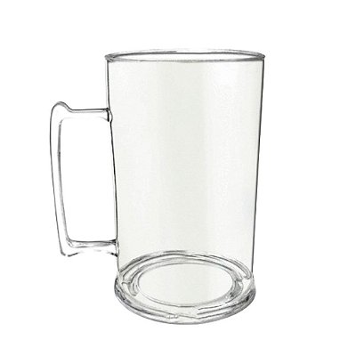 Caneca Chopp de Acrílico Transparente