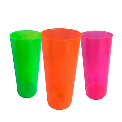 Copo Long Drink Neon - 330 ml - para transfer ou DTF UV