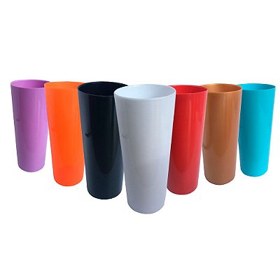 Copo Long Drink Leitoso - 330 ml - para transfer ou DTF UV