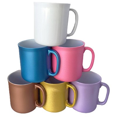Caneca Plástica Transfer 325ml