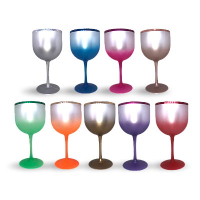 Taça Gin 500ml Borda metalica ( PROMOÇÃO!! )