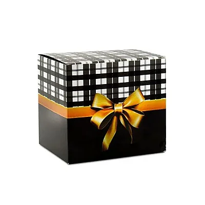 Caixinha de Caneca "Laços dourado" pct c/ 12