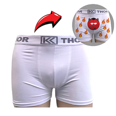 Cueca para personalizar Branca do P ao GG (P/ Sublimação)