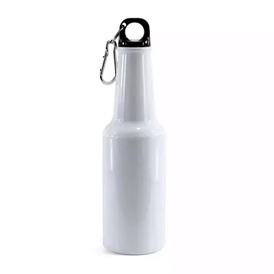 Garrafa Long Neck de Alumínio Branco para Sublimação – 500ml | Qualidade Premium