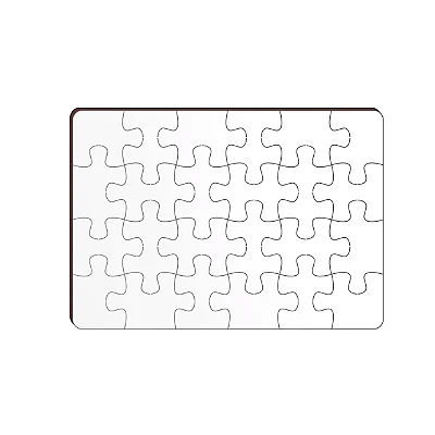 Quebra-Cabeça 24 Peças MDF Para Sublimação