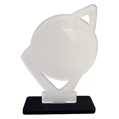 Troféu Acrílico Retroverso para Sublimação 11x15