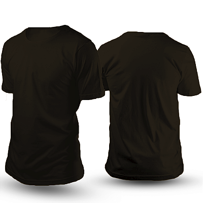 Camiseta Marrom 100% Algodão – Compatível com OBM, DTF e Silk Screen
