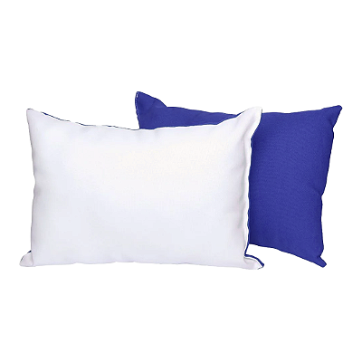 Almofada 20x30 cm com Enchimento Azul para Sublimação