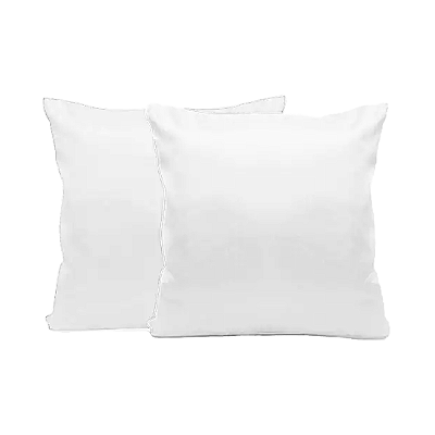 Almofada 30x30 cm com Enchimento Branca para Sublimação