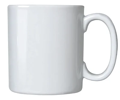Caneca Branca Importada AAA 325ml Para Sublimação | Qualidade Premium