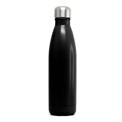 Garrafa Cola Colorida Preta Lisa para DTF UV ou GRAVAÇÃO LASER | 500ml