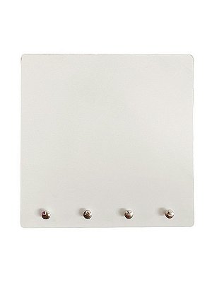 Porta-Chaves MDF 20x20cm | 3mm | 4 Furos | Para Sublimação
