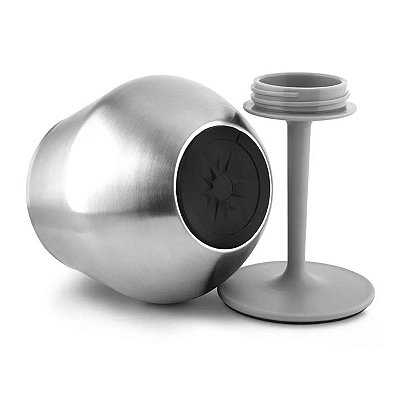 Taça Prismática Inox Prata - 500mL