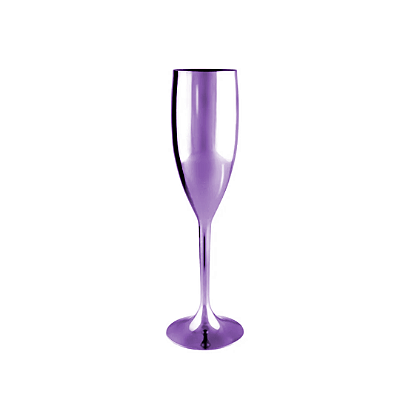 Taça de Champanhe Jateada Roxa | 230ml