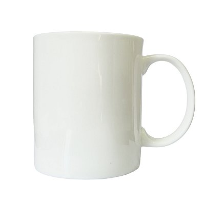 Caneca Porcelana Modelo Alça Gy Reta Branca para Sublimação | 325ml