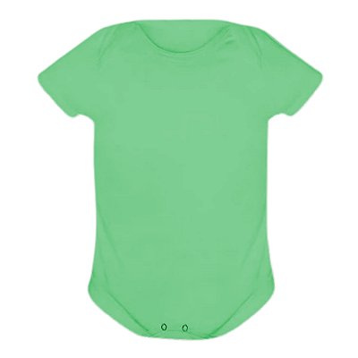 Body verde Infantil do P ao GG (P/ Sublimação)